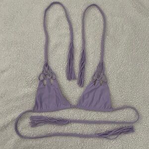 Acacia Swimwear Tunnels Bikini Top Swim Exclusive 
Lavender Color Medium